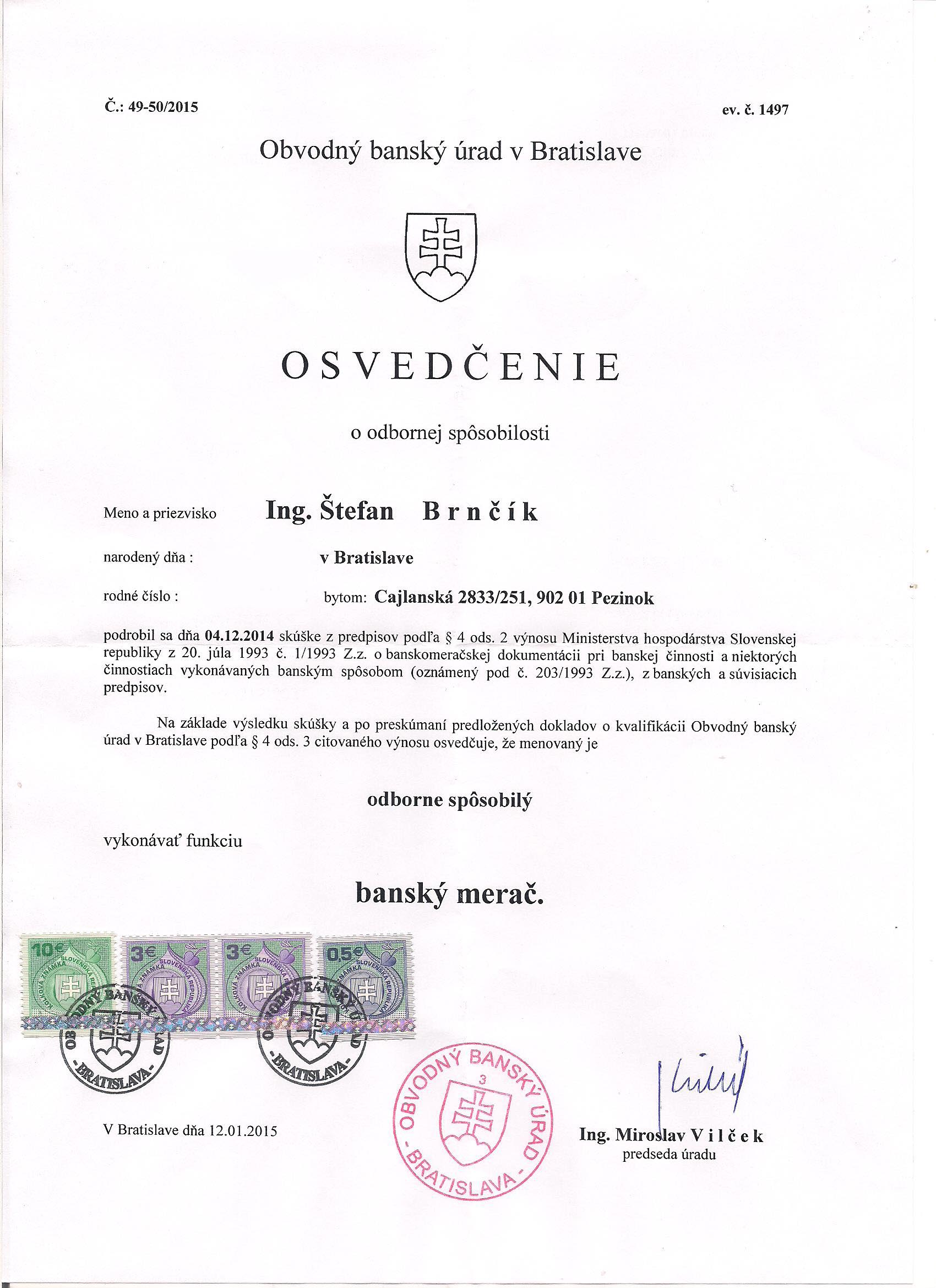 Certifikat