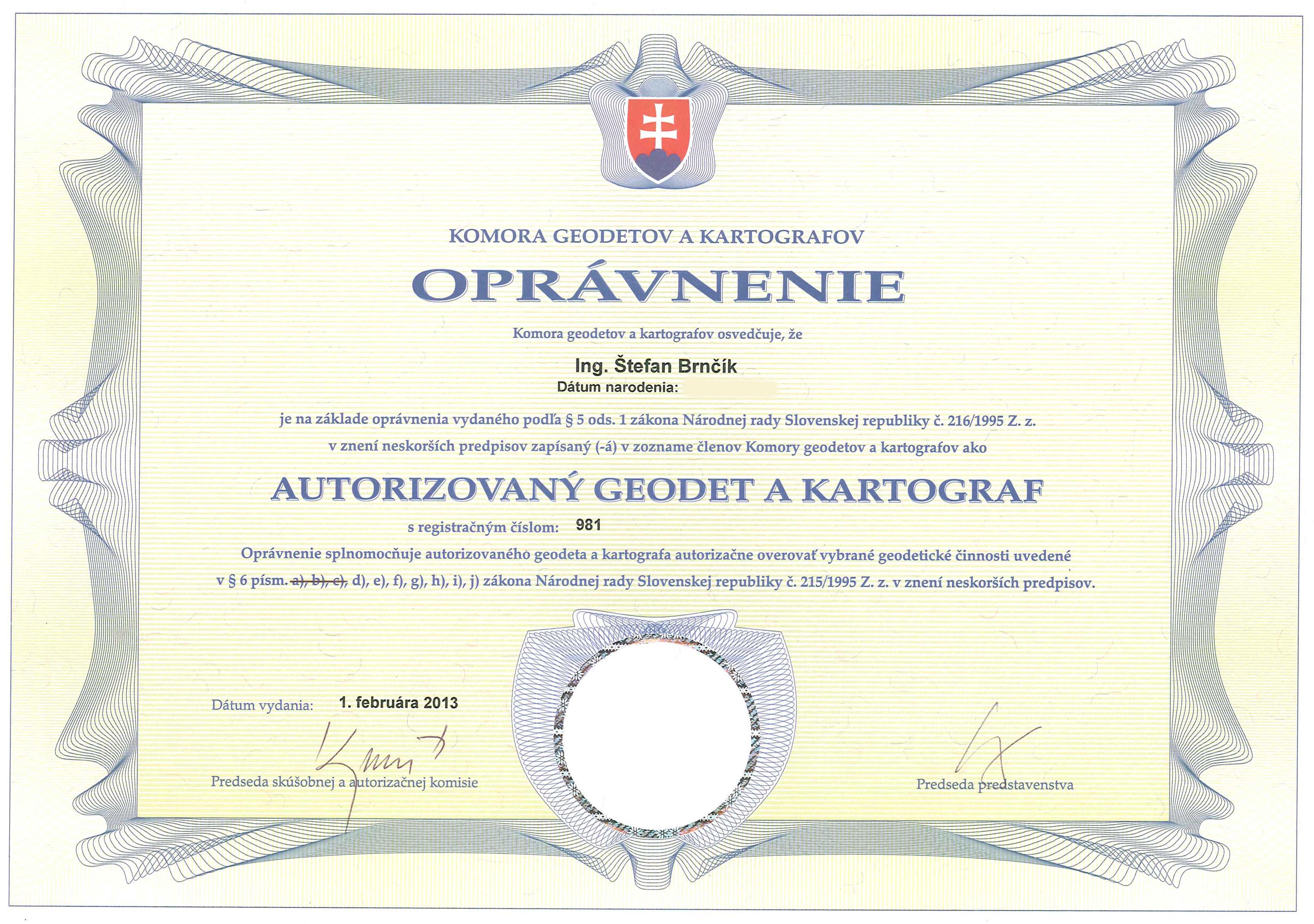 Certifikat